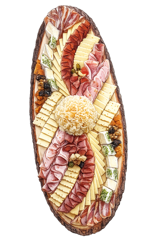 Käse-Fleischplatte