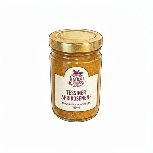 Tessiner Aprikosensenf Illustration